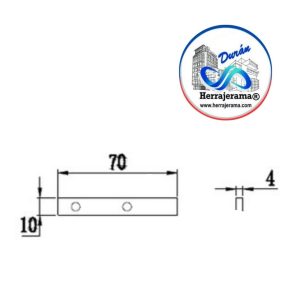 BRUKEN PLACA FIJ- SIST POLEA MX67619