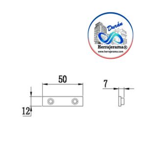 BRUKEN PLACA FIJ CARRETILLAS MX67620
