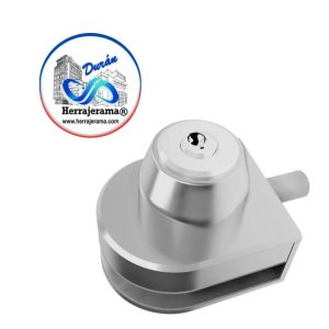HERRALUM 1230000SA SEGURO XCARET CILINDRO LLAVE P/ VIDRIO 9MM SATIN