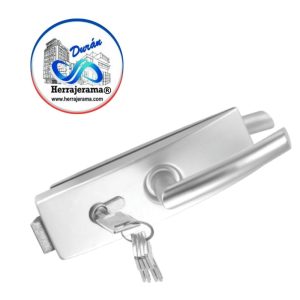 BRUKEN CHAPA DOBLE MANIJA PARA PUERTA DE CRISTAL ABATIBLE,MX66340
