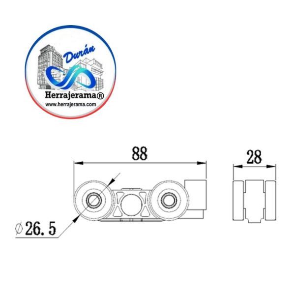 BRUKEN CARRETILLAS P/SISTEMA BRK3900