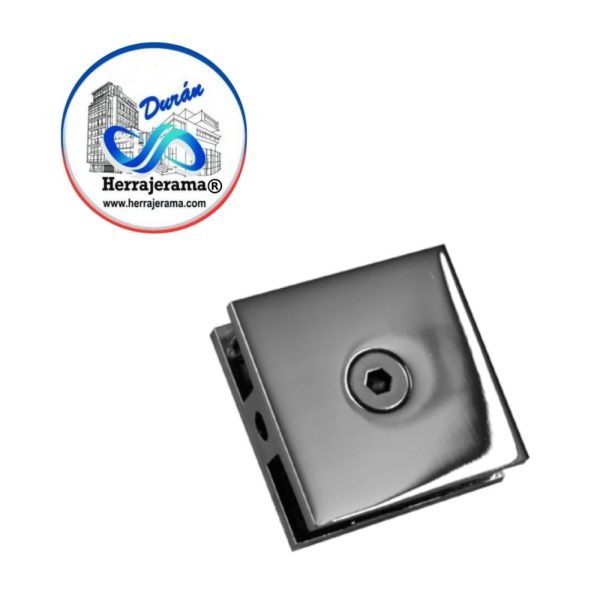 BRUKEN CLIP CUADRADO MURO VIDRIO,MX66105