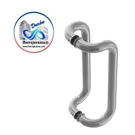 HERRALUM 2243000SA JALADERA TUBULAR ELE AC INOX 1"T304 DE 30CM SATIN