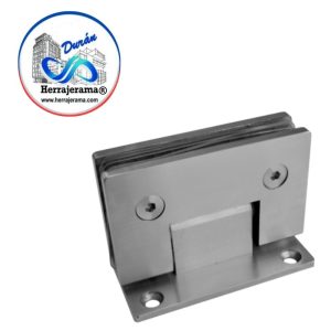 BRUKEN BISAGRA CUADRADA SIN BISEL MURO-VIDRIO SATIN,MX65061