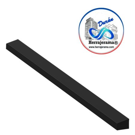 HERRALUM 2056100E4 BARRA DE EMPUJE 1.00 MT NEGRO