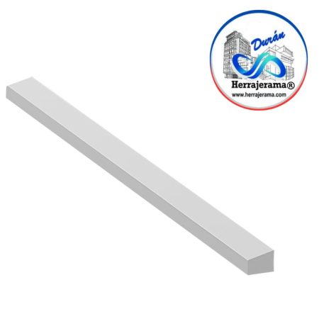 TECNOMX BARRA DE EMPUJE 1.00 MT. S/PLACA ACABADO BLANCO MX65376