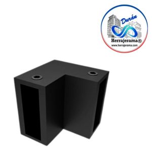 CONECTOR PARA TUBO RECTANGULAR A 90°. MX67254