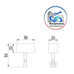 BRUKEN ELEMENTO SUJECION FIJO/COLGANTE MX67621
