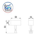 BRUKEN ELEMENTO SUJECION FIJO/COLGANTE MX67621