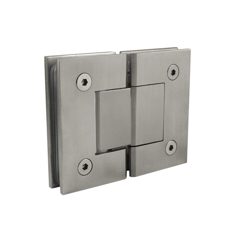 BISAGRA CRISTAL A CRISTAL 180° SATIN, AXCENT.