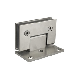 AXCENT BISAGRA MURO CRISTAL DESFASADA SATIN, AXCENT