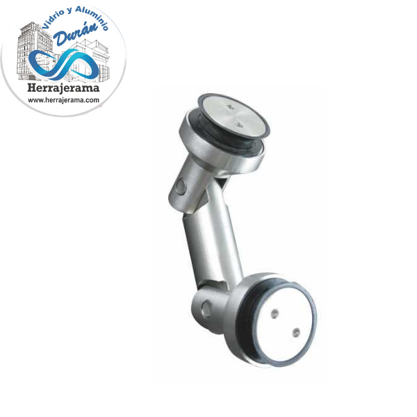 BRUKEN CONECTOR CRISTAL-CRISTAL PARA BARANDAL O CRISTAL FIJO CON ÁNGULO AJUSTABLE,MX66129