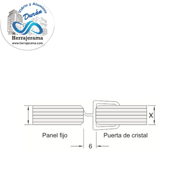 BRUKEN BOTAGUAS LENGÜETA LATERAL SUAVE MX65956