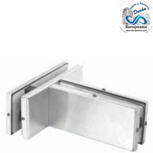 BRUKEN HERRAJE SUPERIOR RECTANGULAR CON COSTILLA, MX66170