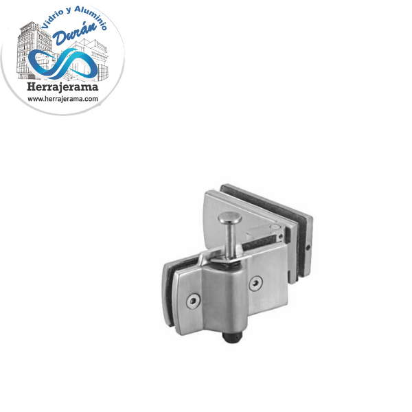 BRUKEN BISAGRA VIDRIO-VIDRIO CON SEGURO PLEGABLE 1400 AC INOX 304 MX66295