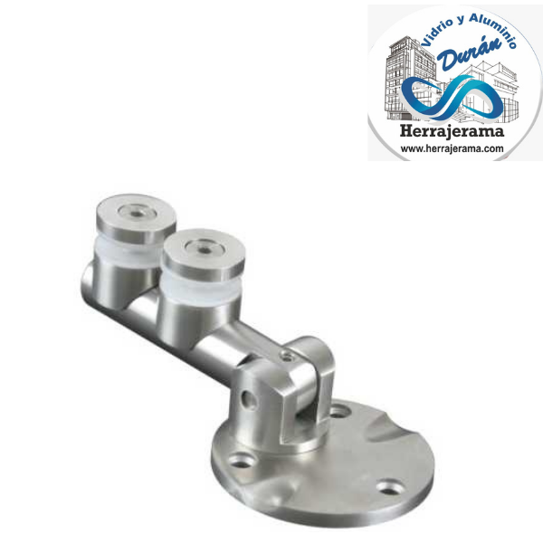 BRUKEN BISAGRA MURO-VIDRIO SOPORTE REDONDO FIJACIÓN A MURO,MX65937