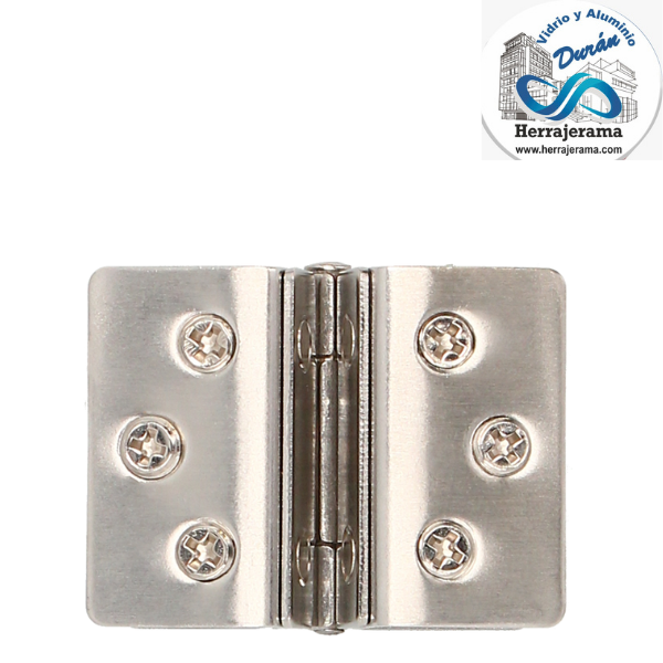 BISAGRA PARA 8 Y 10MM, SATIN
