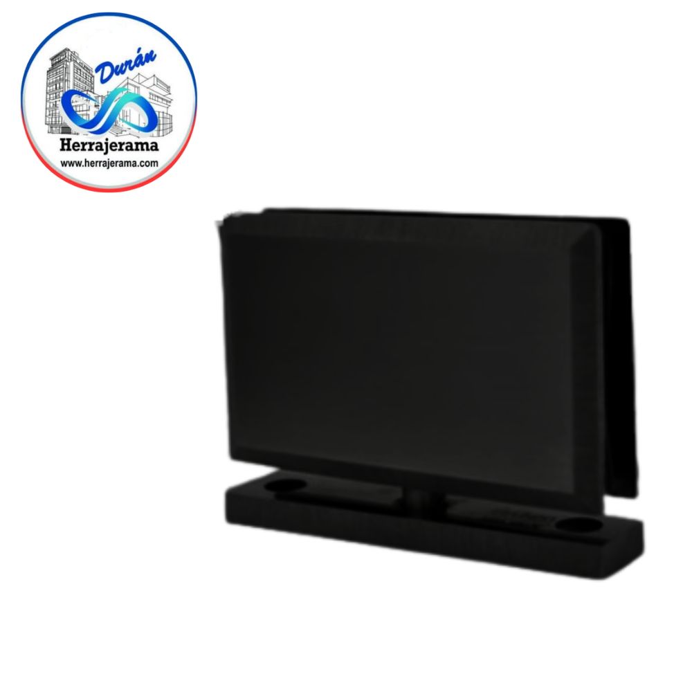 BISAGRA BIBEL TECHO O PISO A VIDRIO. MATERIAL: ACERO INOXIDABLE 201 ACABADO: NEGRO MATE MX67870 BRUKEN