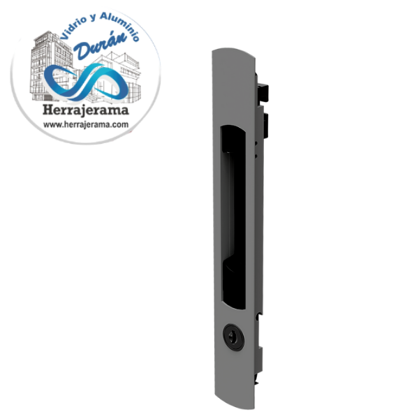 HERRALUM 3001002PL DUO CORREDERA EMBUTIR C/LLAVE MOD 449932 PLATA