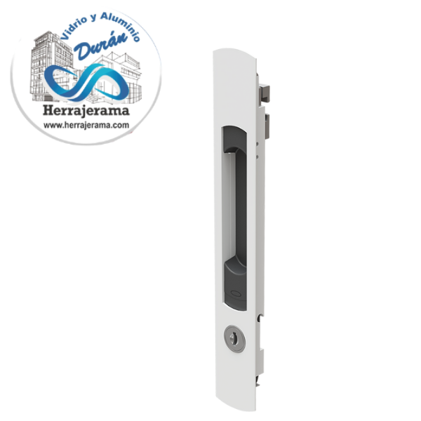 HERRALUM 3001002BL DUO CORREDERA EMBUTIR C/LLAVE MOD 449934 BLANCA