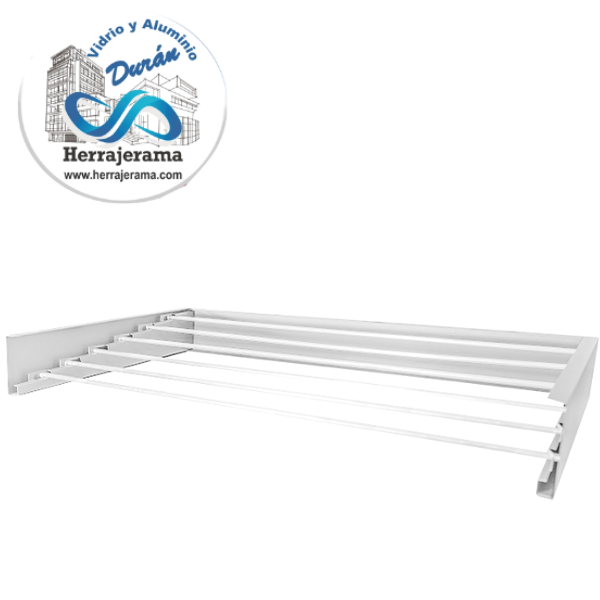 ACC TENDEDERO OCULTO 100X50 CON 6 NIVELES BLANCO