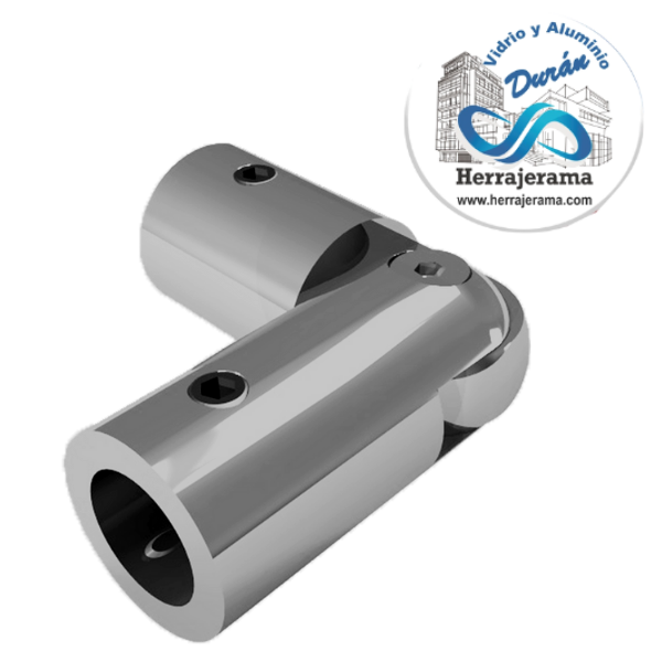 CONECTOR AJUSTABLE TUBO-TUBO DE 90-180° SATIN