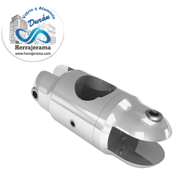 BES CONECTOR VID-VID AJUSTABLE C/ATRAPE DOBLE MOVI CROMADO
