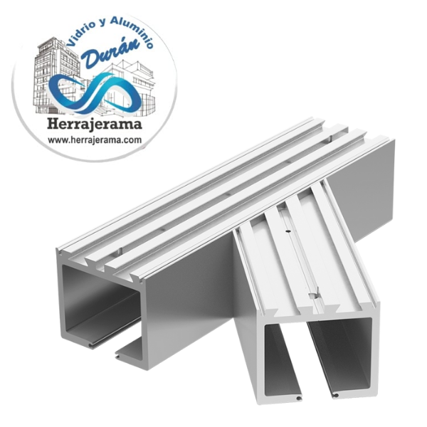 HERRALUM 1362004D0 SAMIII PERFIL ALUMINIO "T" 135° DER SIST PLEGADIZO