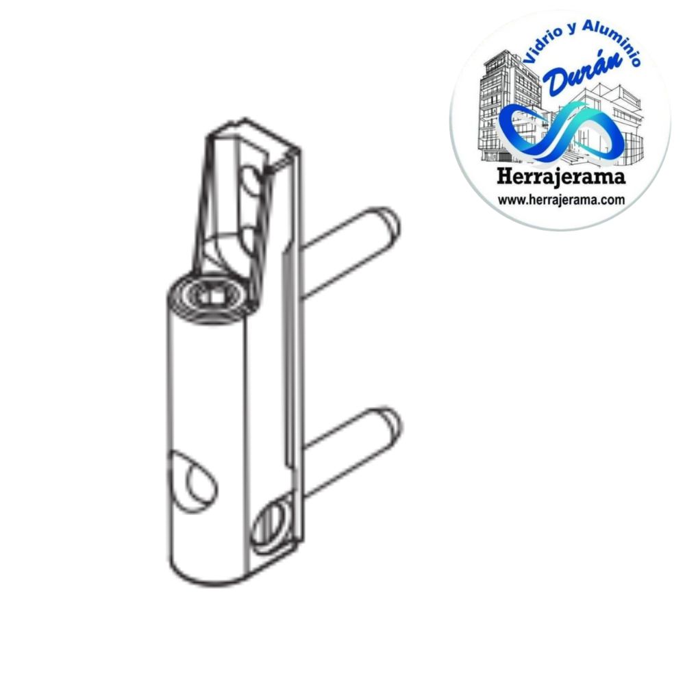 HERRALUM 3V14040102 PVC BISAGRA ANGULAR 130kg