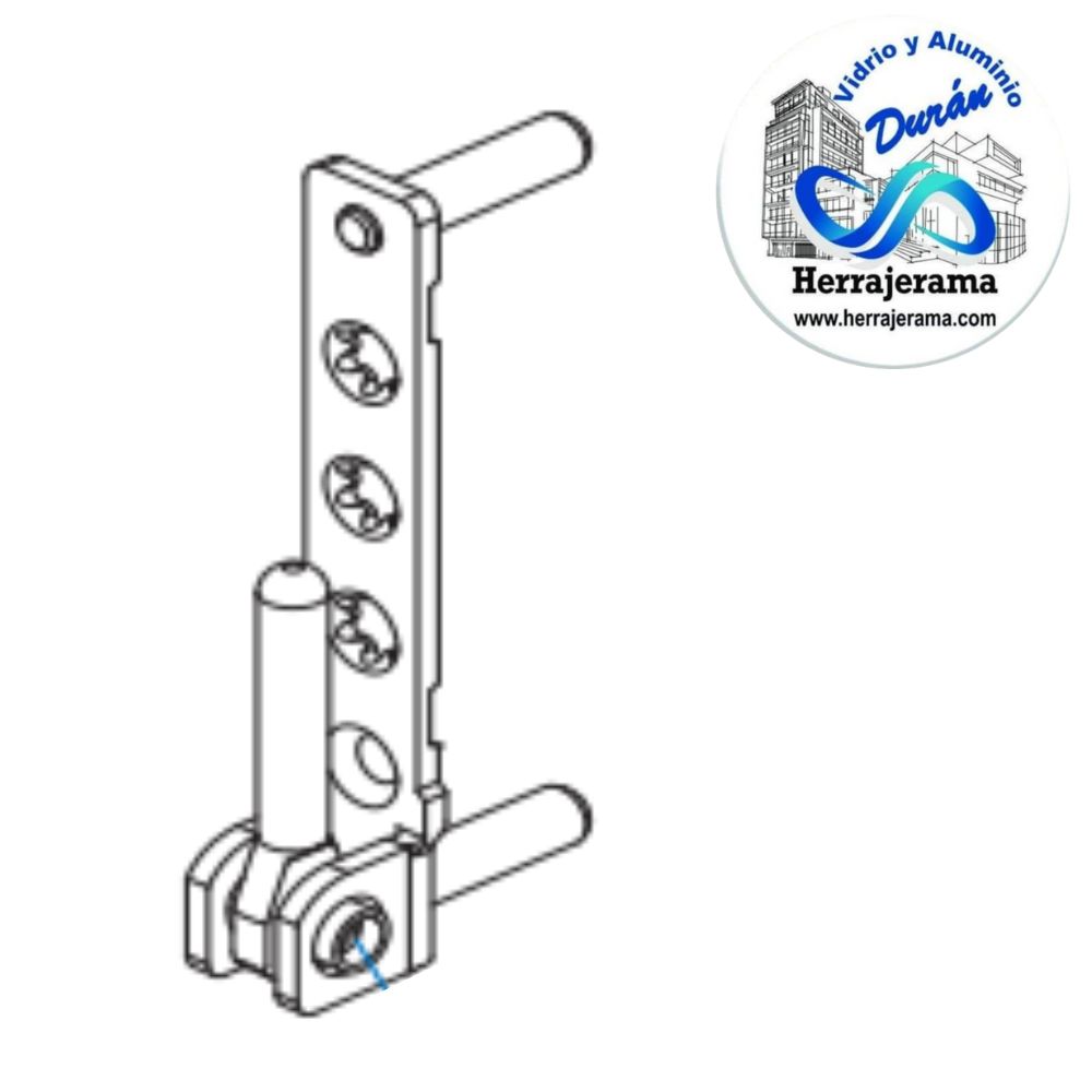 HERRALUM PVC PERNO ANGULAR 03-06 DE 130kg