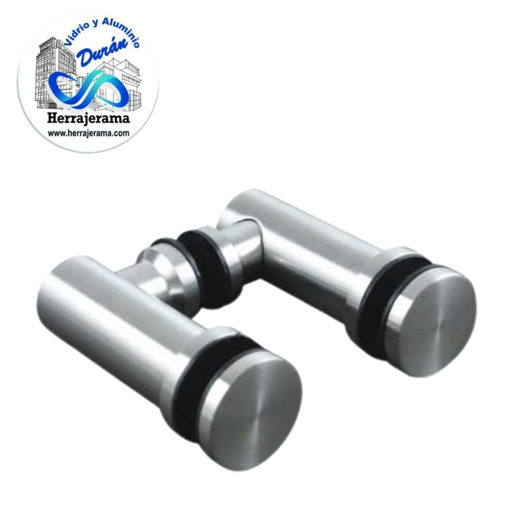 BRUKEN CONECTOR CRISTAL-CRISTAL 180° DOBLE CON PORTA COSTILLA Y CHAPETÓN,MX66126