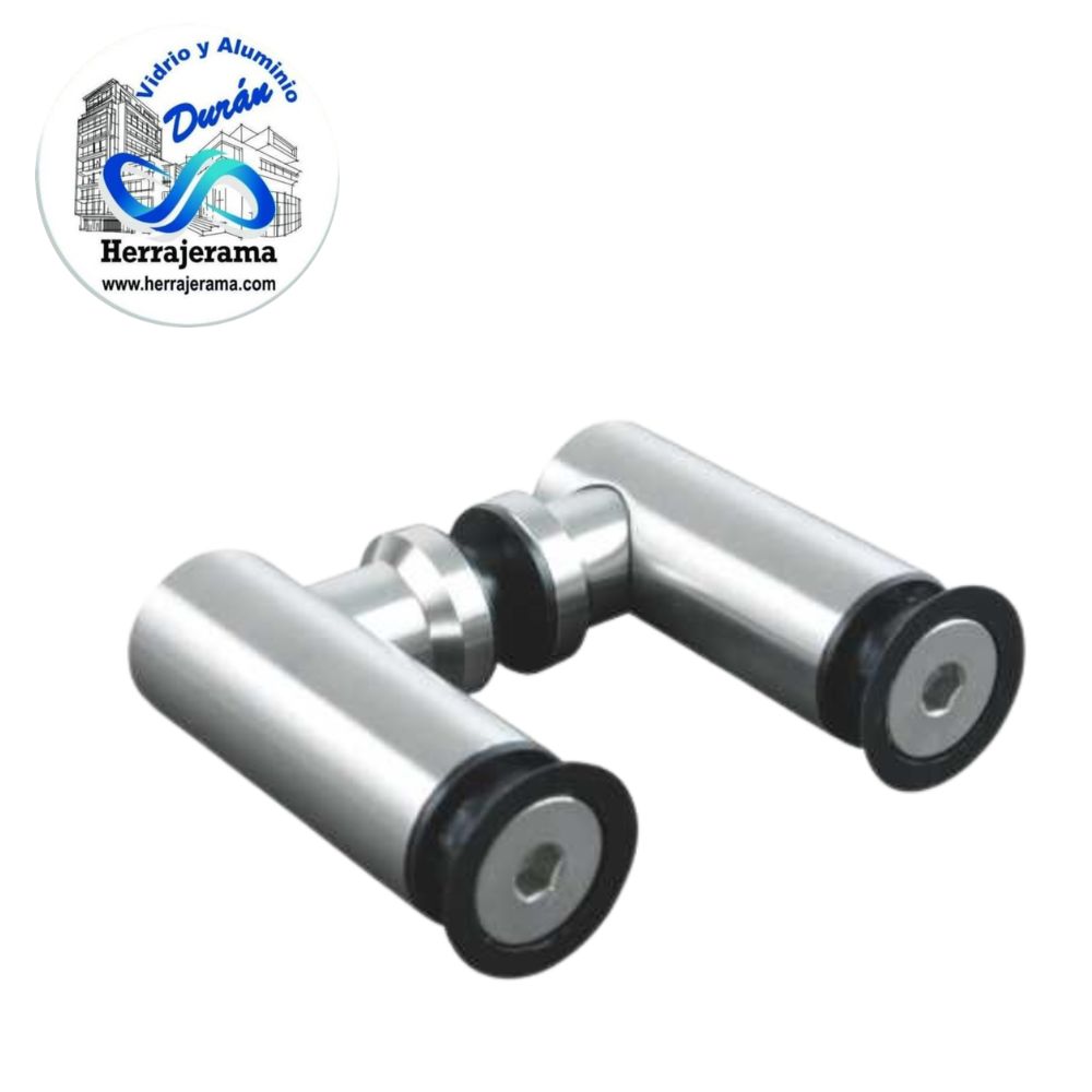 BRUKEN CONECTOR CRISTAL-CRISTAL 180° DOBLE CON AVELLANADO A CRISTAL,MX66127