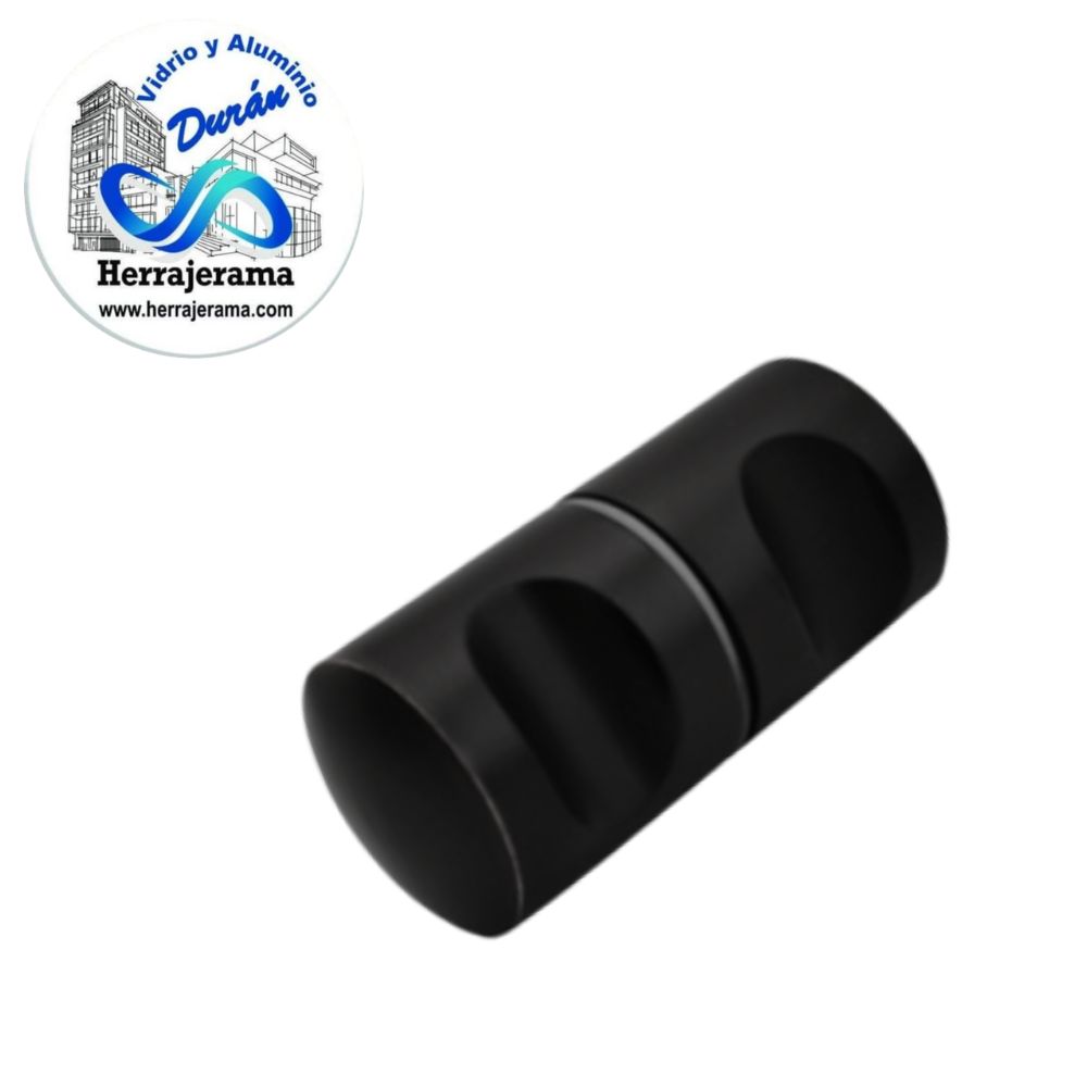 PERILLA DE ACERO INOXIDABLE 304 ACABADO NEGRO MATE MX67196