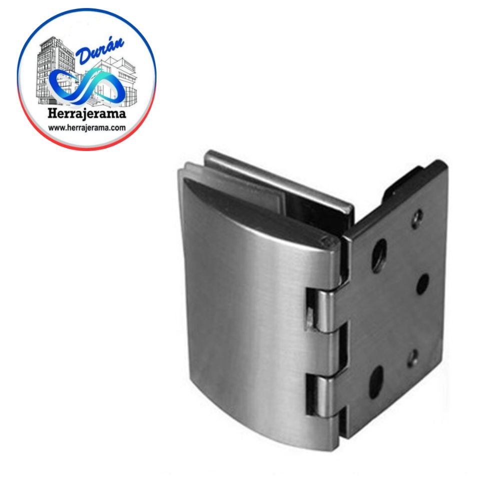 BRUKEN BISAGRA PARA PUERTA ABATIBLE DE VIDRIO DE 6MM CROMO,MX65876