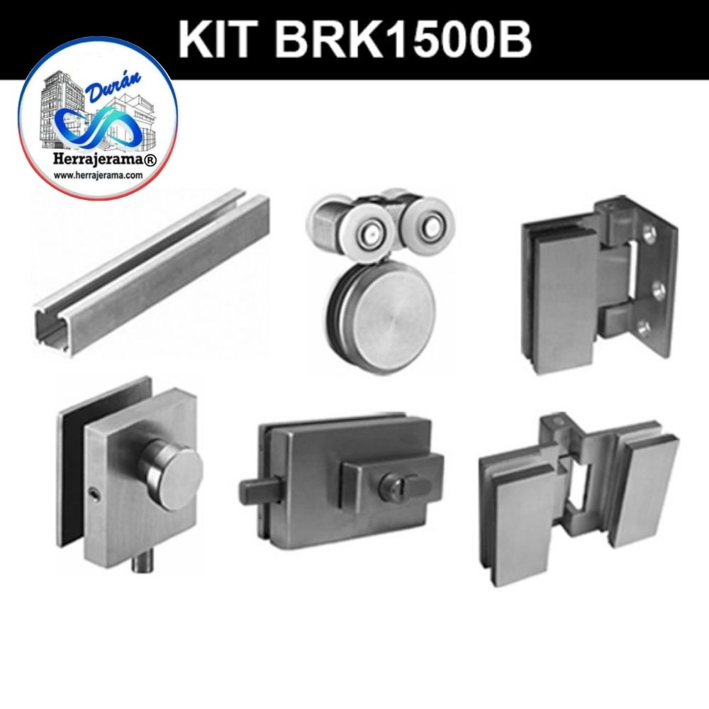 BRUKEN KIT CANCEL PLEGABLE DE 5 PANELES, PLEGADO. AC INOX MX65780