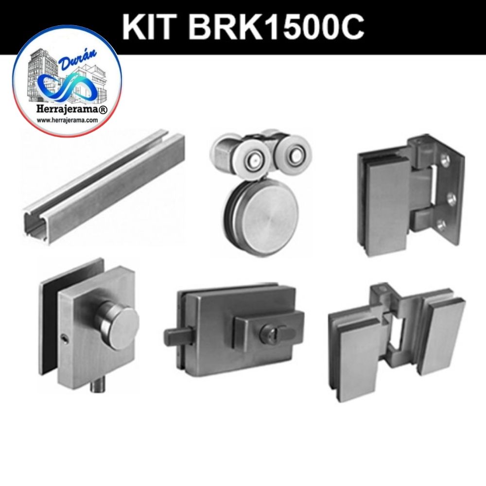 BRUKEN KIT CANCEL PLEGABLE DE 6 PANELES, PLEGADO. AC INOX MX65781