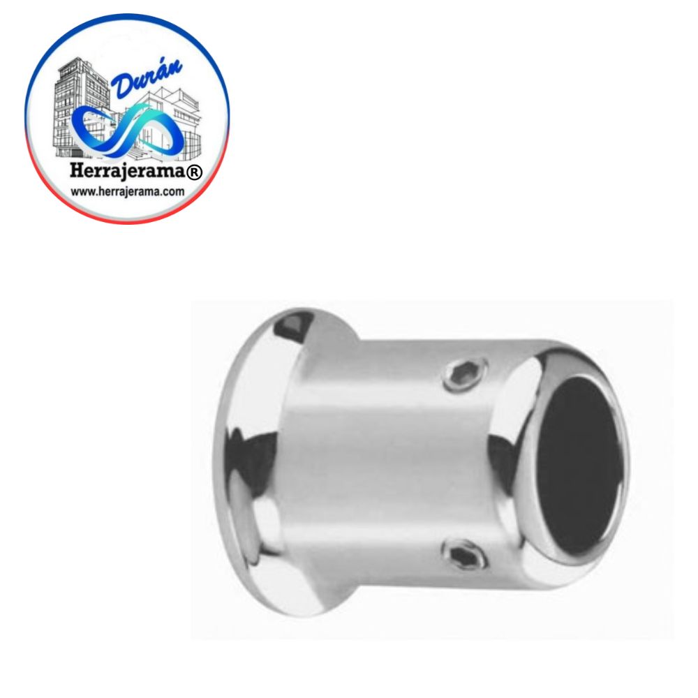 BRUKEN CONECTOR BARRA ESTABILIZADORA SE FIJA AL MURO CON TAQUETE CROMO,MX66002