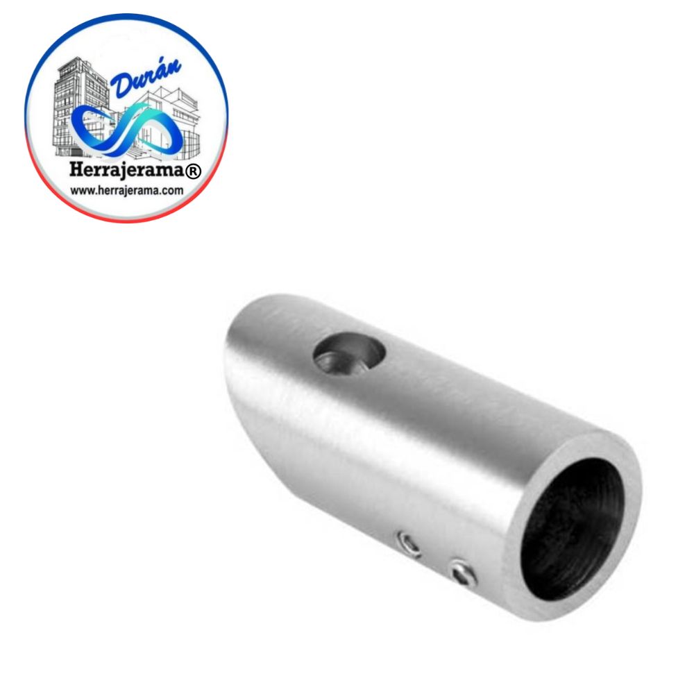 BRUKEN CONECTOR CON CORTE 45° CROMO,MX66006