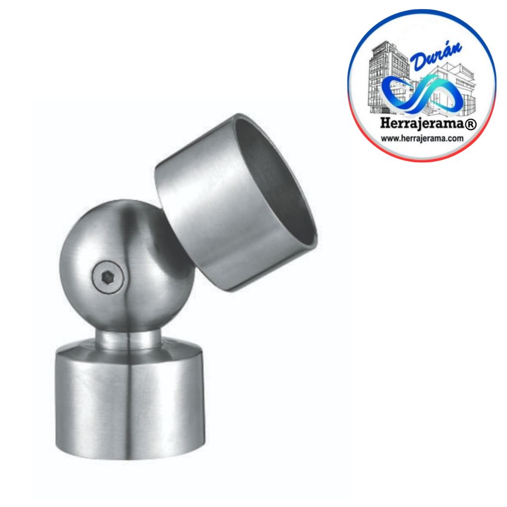 BRUKEN CONECTOR TUBO-TUBO DE ROTULA DE 90-180 DE ACERO INOX 2" MX66370