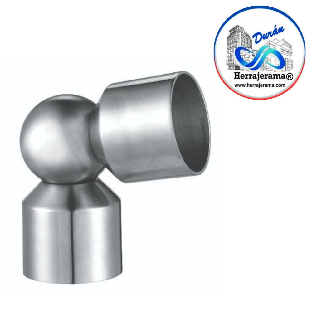 BRUKEN CONECTOR TUBO-TUBO DE ROTULA 90-180 DE ACERO INOX 2" MX66371