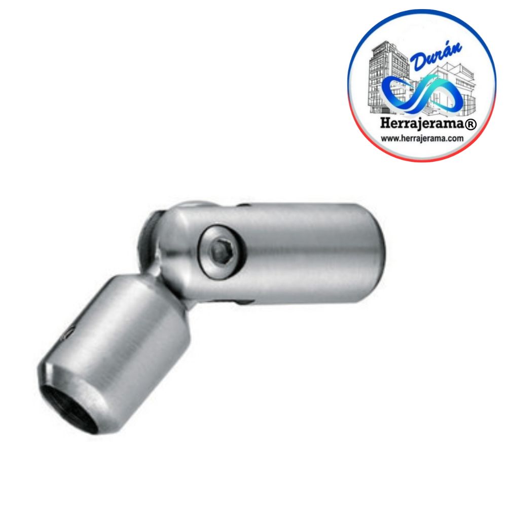 BRUKEN CONECTOR TUBO-TUBO ARTICULADODE 90-180 PARA TUBO 1/2ACERO INOX MX66373