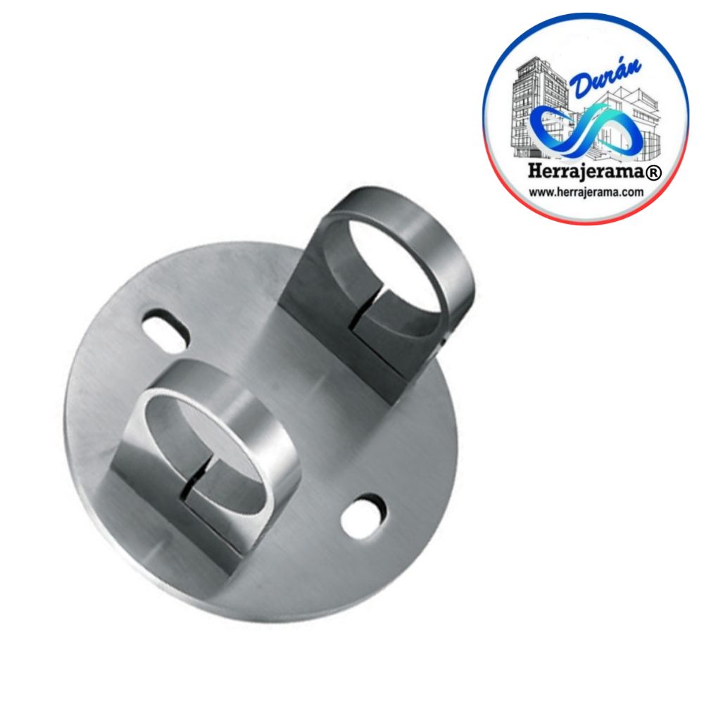 BRUKEN CONECTOR DE MURO A POSTE DE BARANDAL REDONDO O TIPO ABRAZADERA MX66402