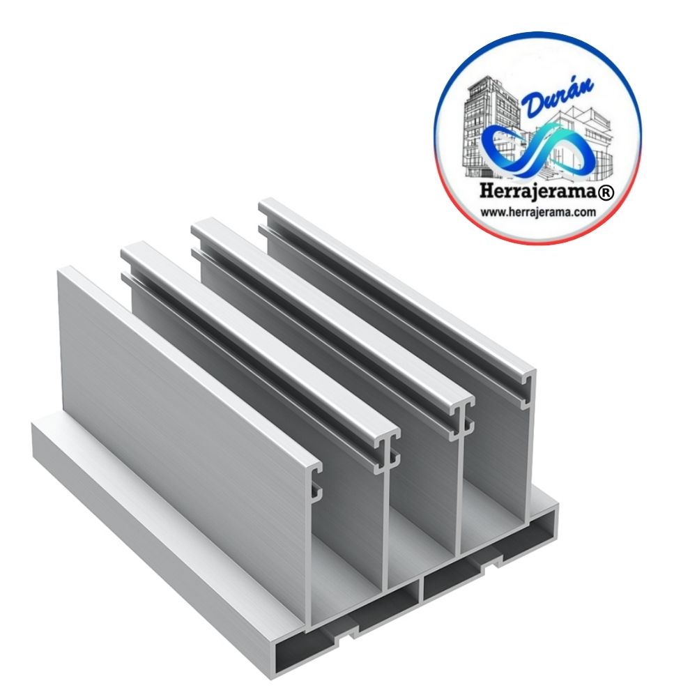 HERRALUM 1343002000 SISTEMA TICLA PERFIL GUIA SUP 3RIEL 6.00MT MOD SCS