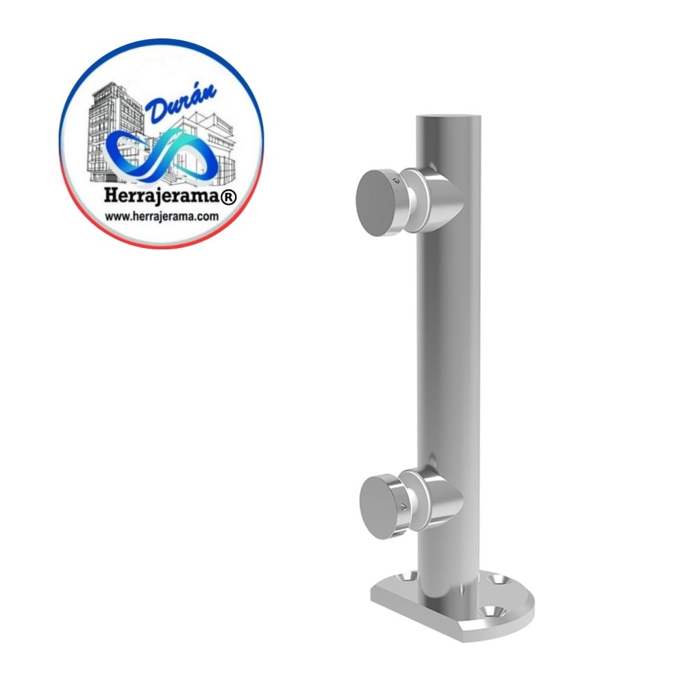 HERRALUM 1354254114SA SOPORTE NUEVO LEON AC INOX 304 C20 DE 1-1/4" DE 254mm SATIN