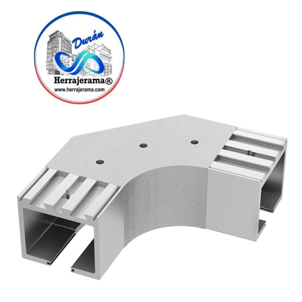 HERRALUM 136010300 SAM CONECTOR "L" 90° CURVO (SWS80RL)