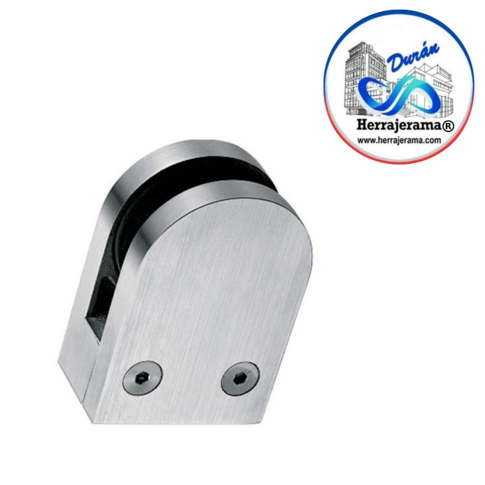 BRUKEN CONECTOR PARA BARANDAL GRAPA BASE PLANA PARA CRISTAL DE 10-12 MMMX66419