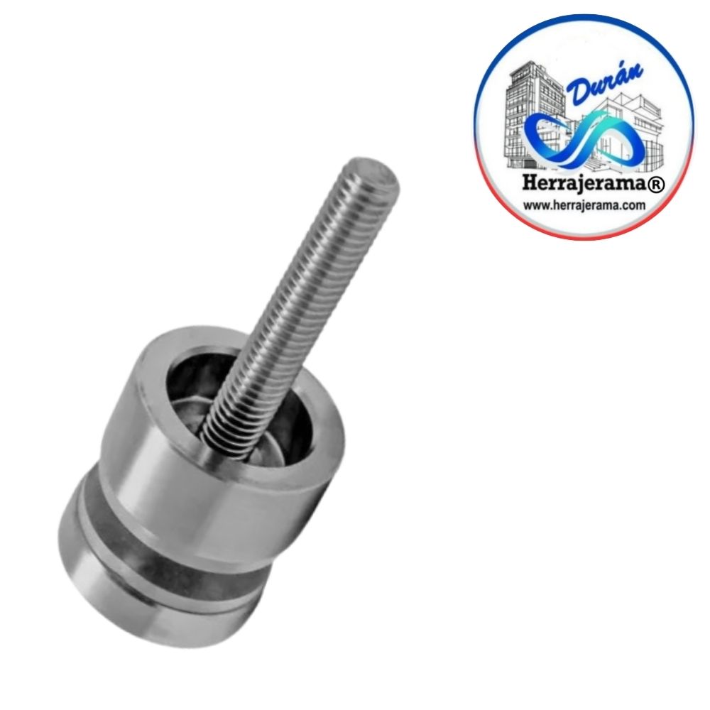 BRUKEN CONECTOR CON CHAPETÓN Y BASE RECTA CRISTAL 6 A 19MM,MX66281