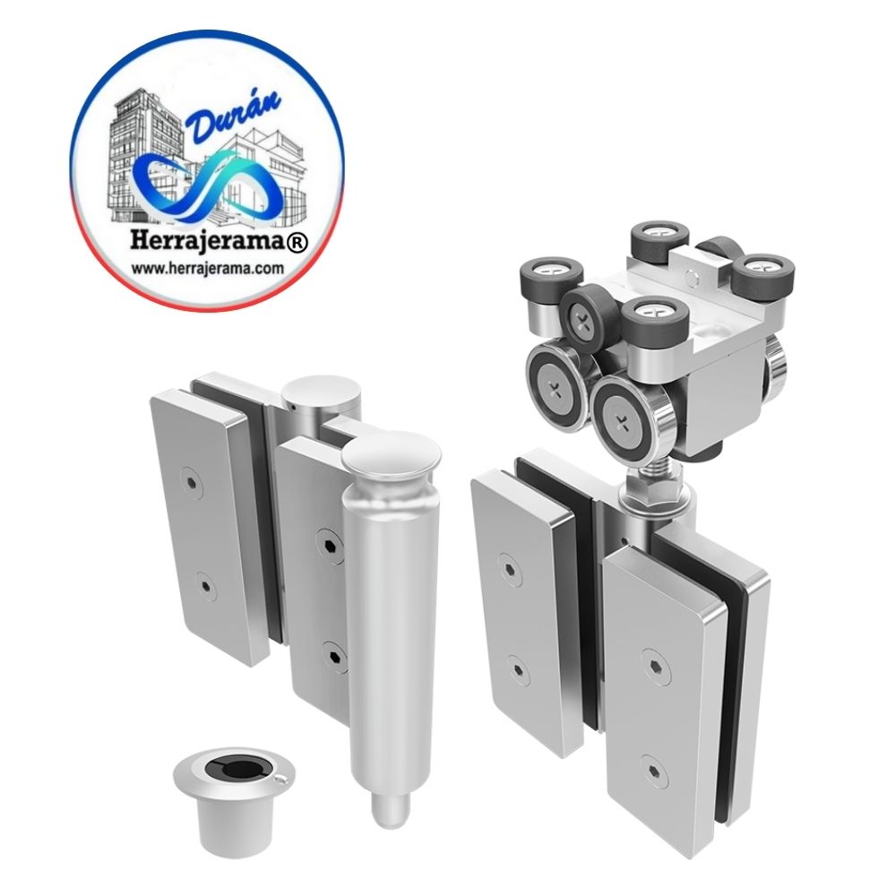 HERRALUM 136300900 SAMIV BISAGRA CON PASADOR + CARRETILLA IZQ-EXTERIO
