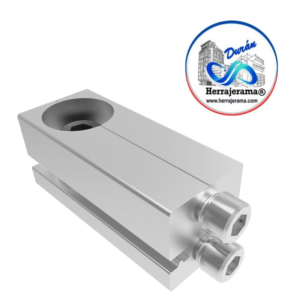 HERRALUM 136400400 SAMV ESCUADRA ALUM TOPE ESQUINA (FB-60) (4PZ)