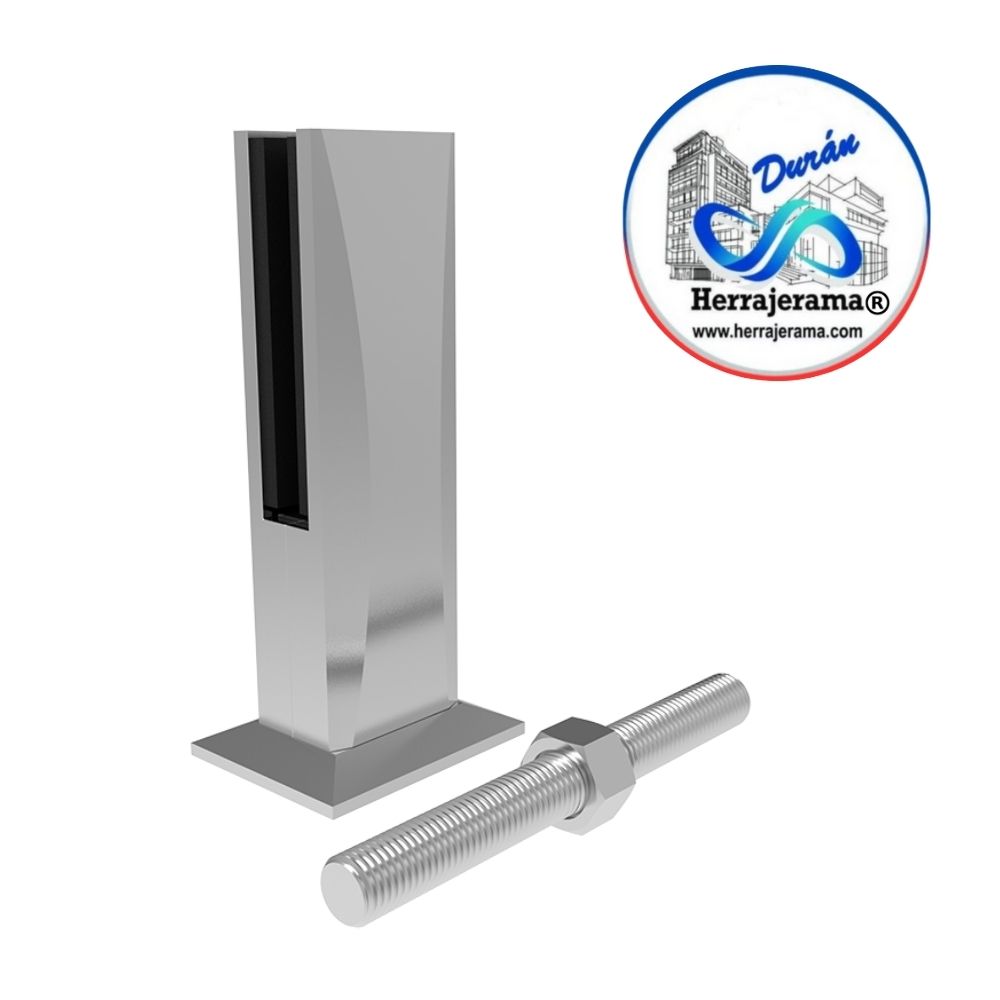 HERRALUM 1366004SA POSTE P/BARANDAL AC INOX 304 170mm SATIN